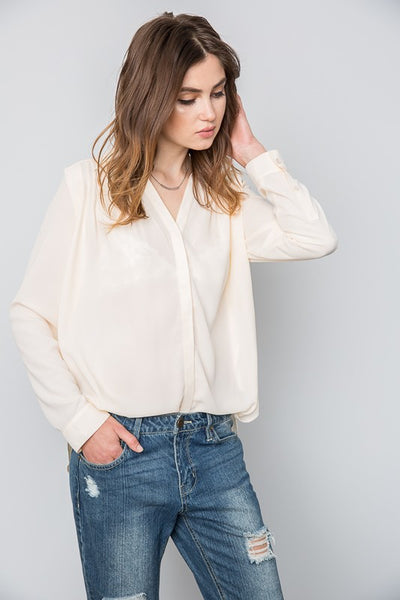 Winged Angel Cream Top - Sunflower Story Boutique