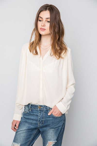 Winged Angel Cream Top - Sunflower Story Boutique