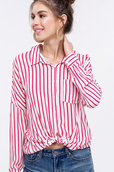 Candy Cane Top - Sunflower Story Boutique