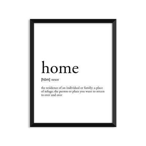 Home - Everyday Art Print - Sunflower Story Boutique