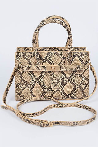 Snake Charm Bag (Brown) - Sunflower Story Boutique