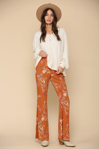 China Print Pants - Sunflower Story Boutique
