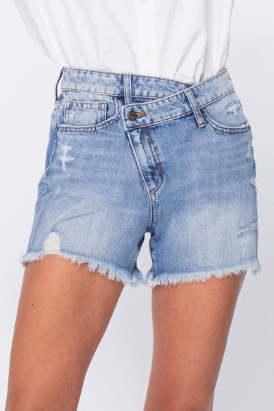 Criss-Cross Shorts - Sunflower Story Boutique