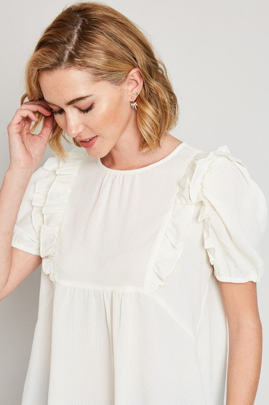 Ruffle Me Baby Top - Sunflower Story Boutique