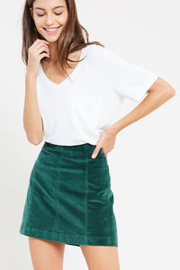 Green Lantern Mini Skirt - Sunflower Story Boutique