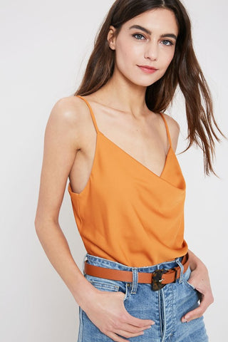 Silky Touches Spice Camisole - Sunflower Story Boutique