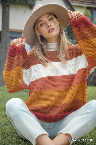 Mauvy Days Sweater - Sunflower Story Boutique