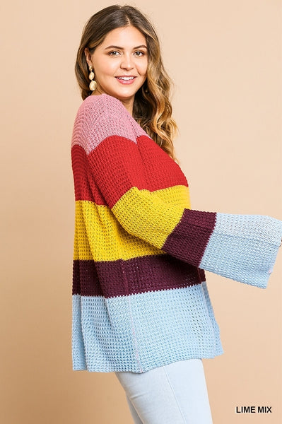 Rainbow Magic Curvy Sweater - Sunflower Story Boutique