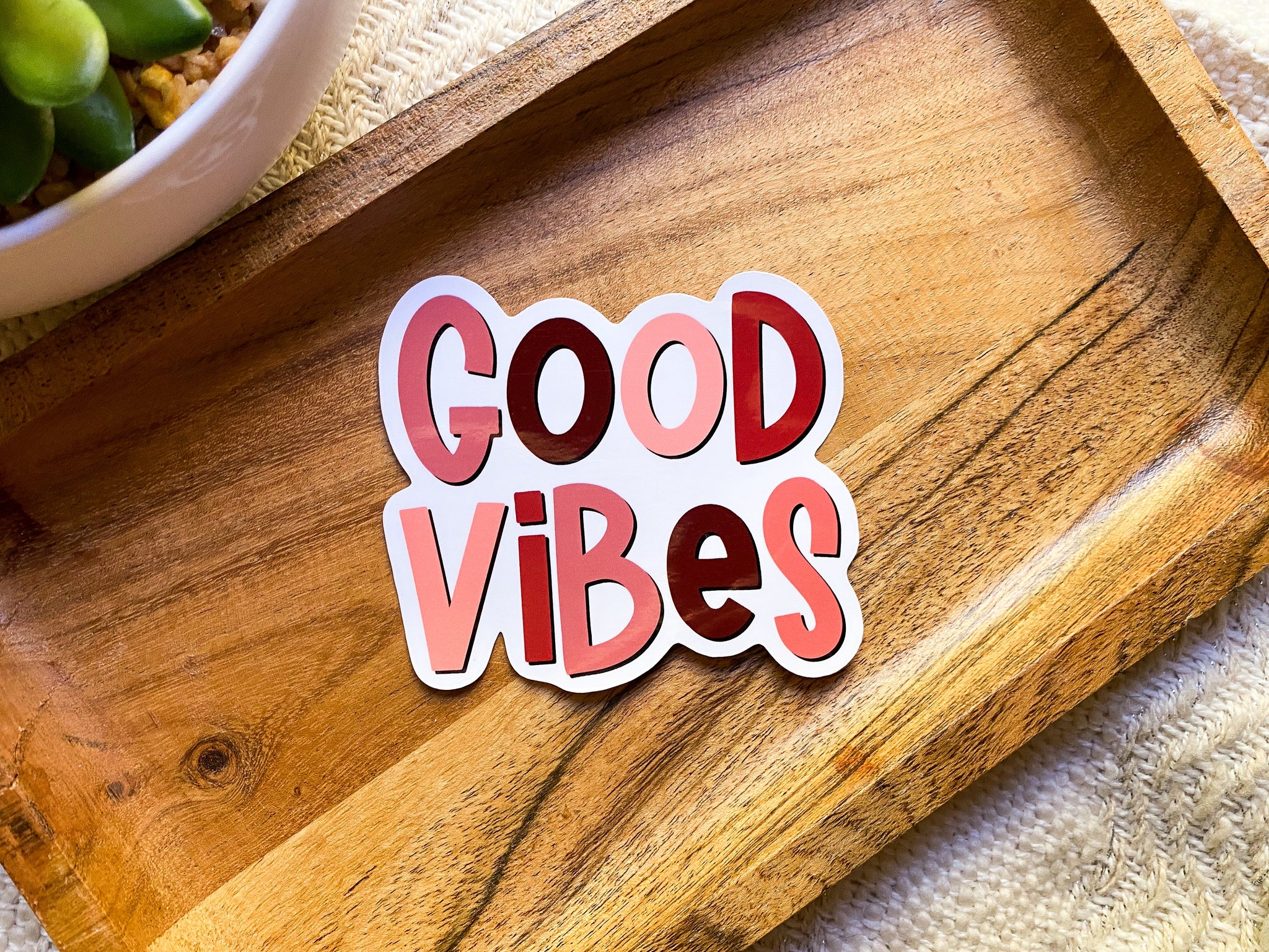 Good Vibes Sticker - Sunflower Story Boutique