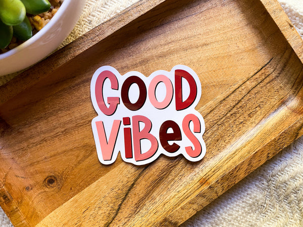Good Vibes Sticker - Sunflower Story Boutique