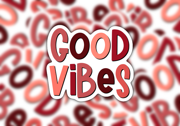 Good Vibes Sticker - Sunflower Story Boutique