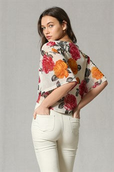 Floral Bouquet Top - Sunflower Story Boutique