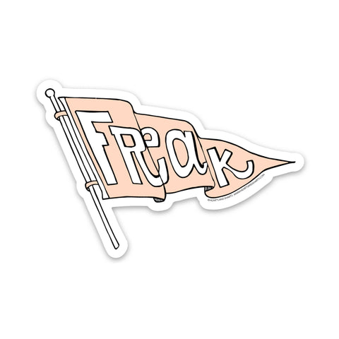 FREAK FLAG STICKER - Sunflower Story Boutique