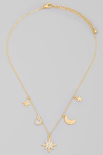 North Star Station Necklace - Sunflower Story Boutique